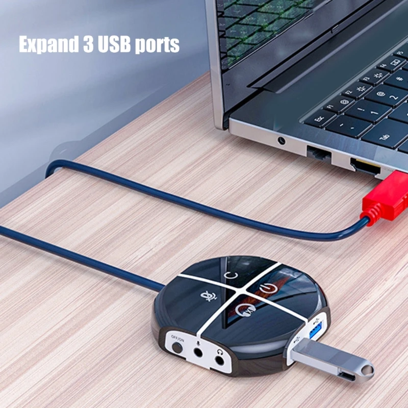 زر إعادة ضبط الطاقة لحالة الكمبيوتر الشخصي سهل التثبيت مع 2 ملحق USB/صوت للمكتب المنزلي