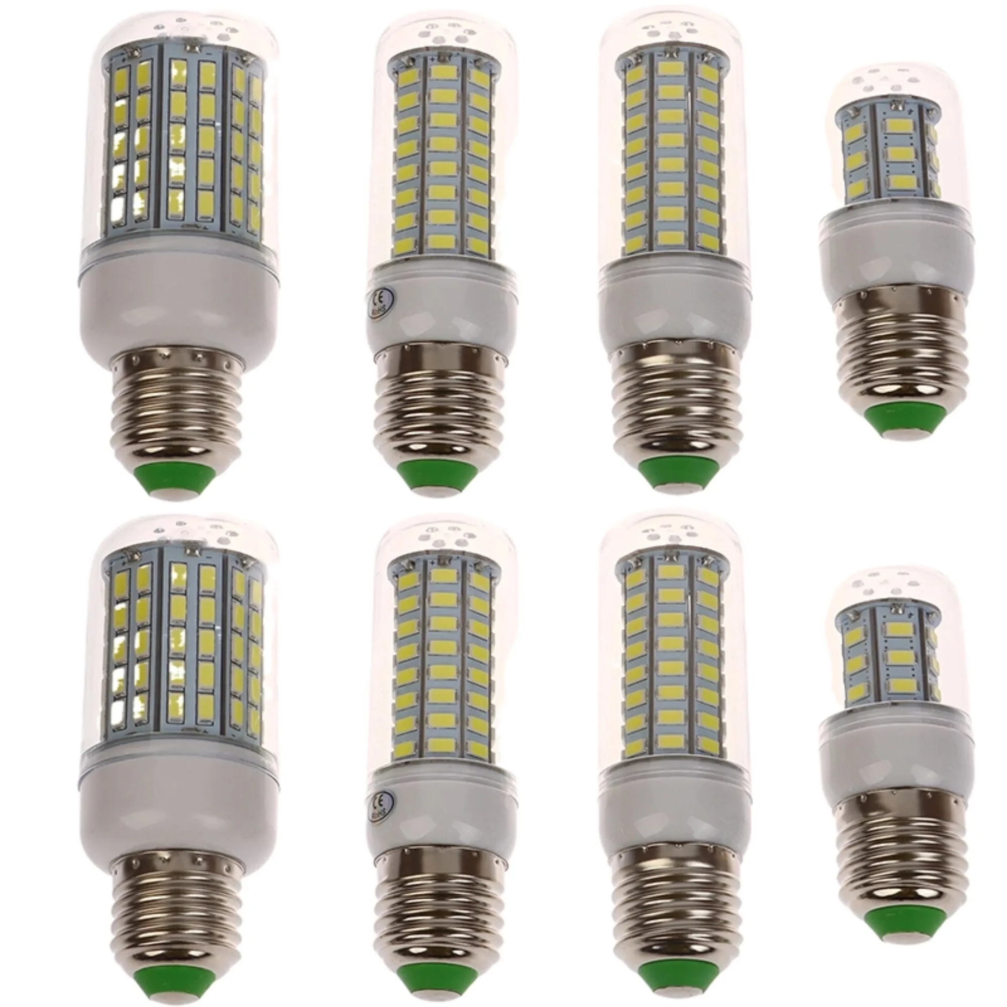 E27 LED 램프, SMD5730, 220V, 110V, 옥수수 전구, 홈 데코 LED 샹들리에, 화이트, 웜 화이트, 24, 48, 72, 96, 5W, 7 W, 12 W, 15W