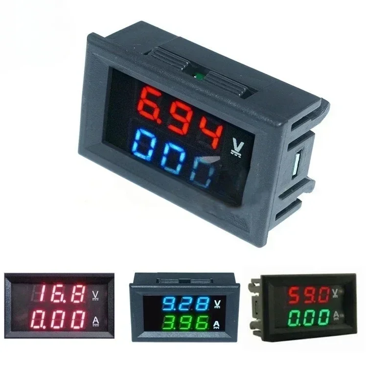 

DC current voltmeter Dual digital display LED Dual display digital current meter DC0-100V/10A50A100A