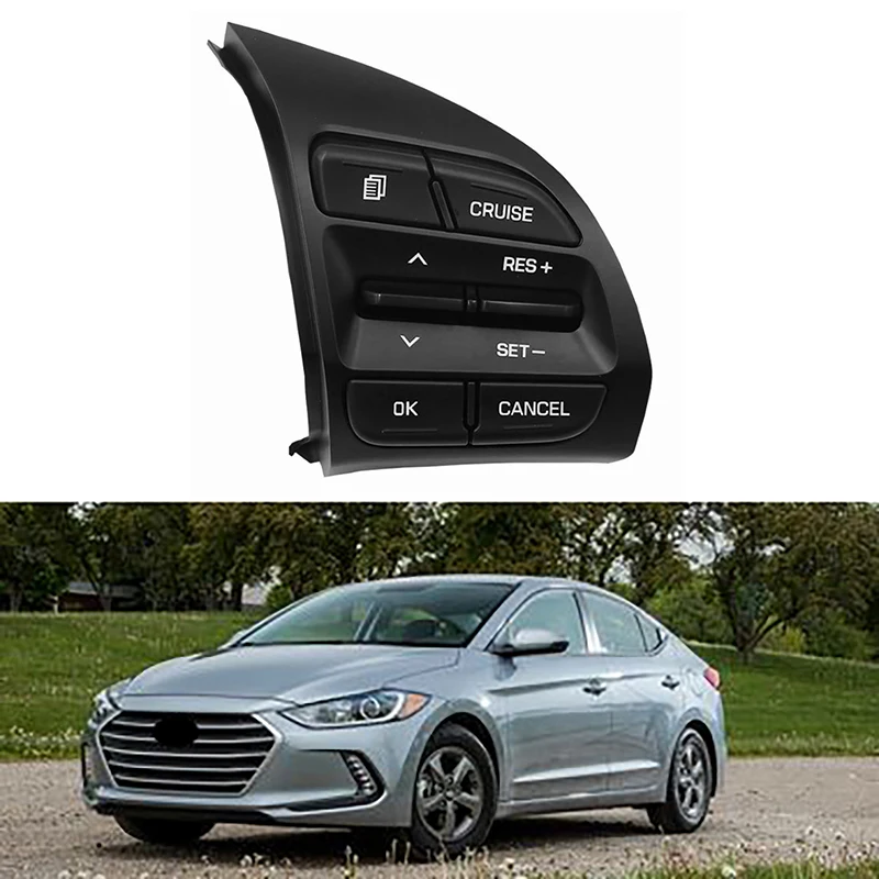 

A76T-For Elantra 1.4T 2016-2018 Cruise Control Switch Button Multifunction Steering Wheel Button Switch 96720-F0140