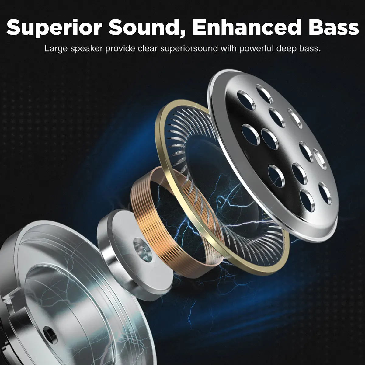 Meidong Oleh Cowin BT006 TWS Earphone Bluetooth Fone Headphone Nirkabel Headset Gaming Earbud untuk Earphone Android Xiaomi