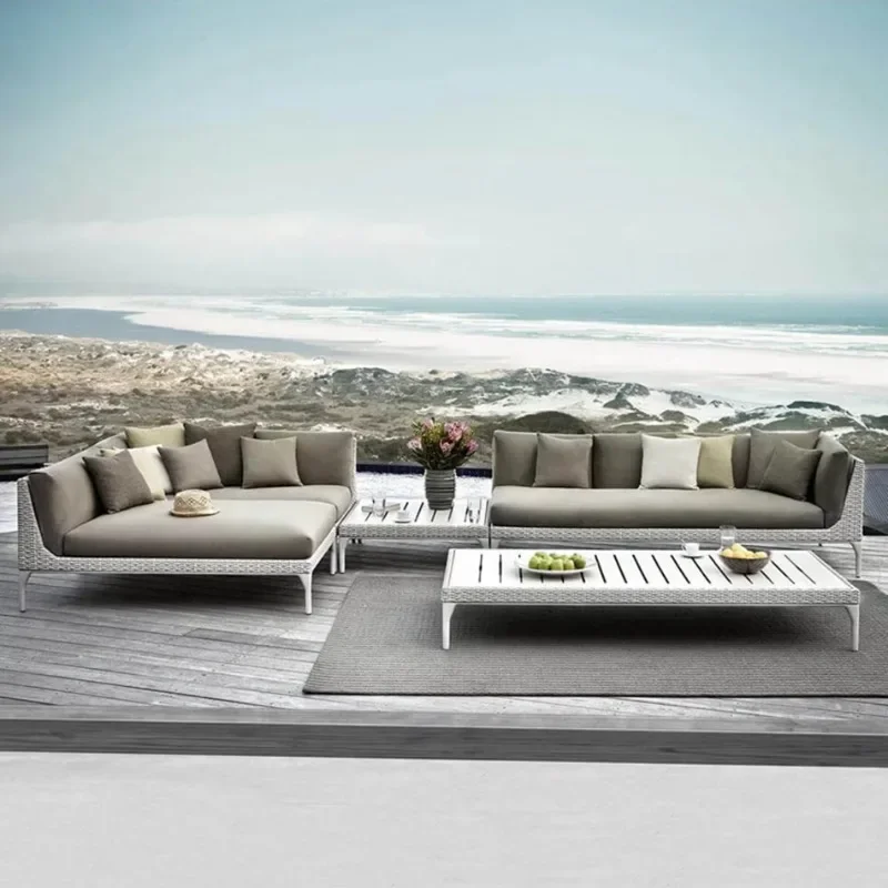 

Low Price Patio Rattan Furniture Set Garden Outdoor Sofa