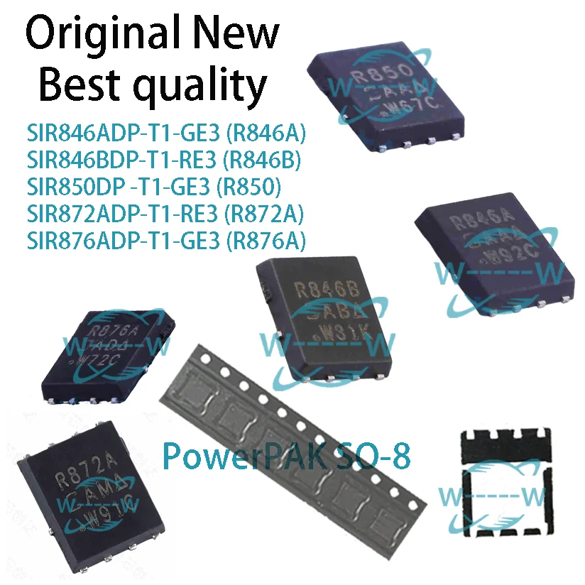 5-30 PIÈCES SIR846ADP-T1-GE3 R846A SIR846BDP-T1-RE3 R846B SIR850DP -T1-GE3 R850 SIR872ADP-T1-RE3 R872A SIR876ADP-T1-GE3 R876A mosfet