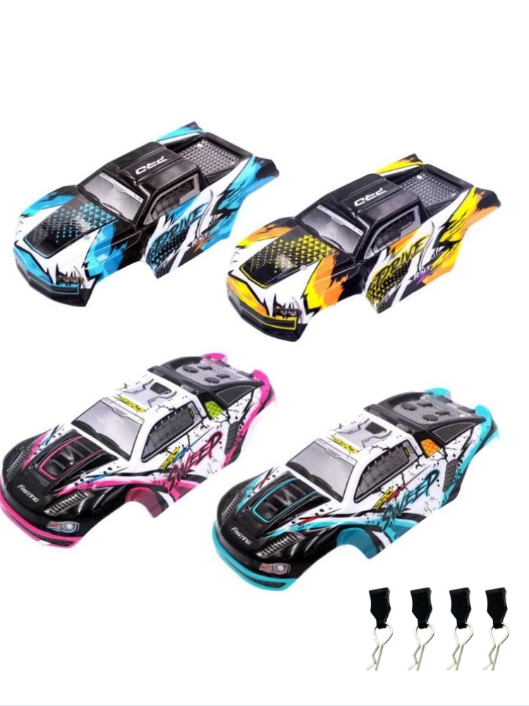 Coque de carrosserie de voiture RC SCY 1:16 pour SCY 16101 16102 16103 16201 16101 Pro RC Car, coque en PVC résistante aux chocs, cadre de coque SCY, clip R