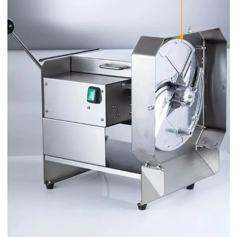 Electric Fruit Slicer Automatic Potato Cutting Vegetable Chopper Slicer Vegetable Cutter Machine for Restaurant Small Business