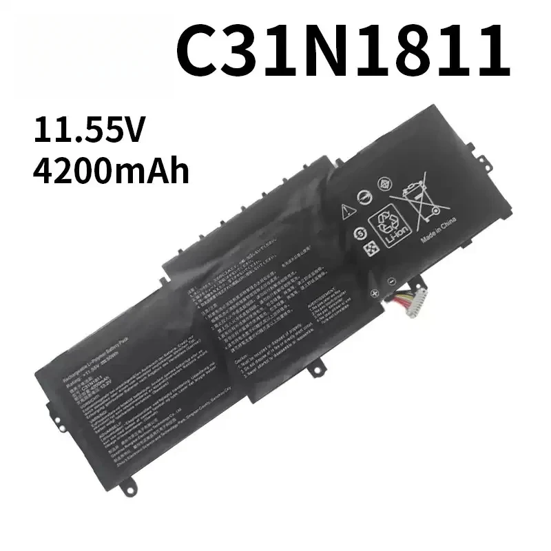

C31N1811 Laptop Battery For ASUS BX433FN UX433FN-2S For ZenBook 14 UX433F UX433FA-A5046R 0B200-03080000 4335mAh 50WH