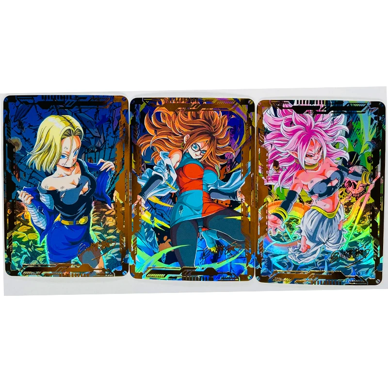 27pcs/set Super Saiyan Dragon Z Videl Android 18 Battle Damage Sexy Heroes Battle Card Ultra Instinct Game Collection Cards