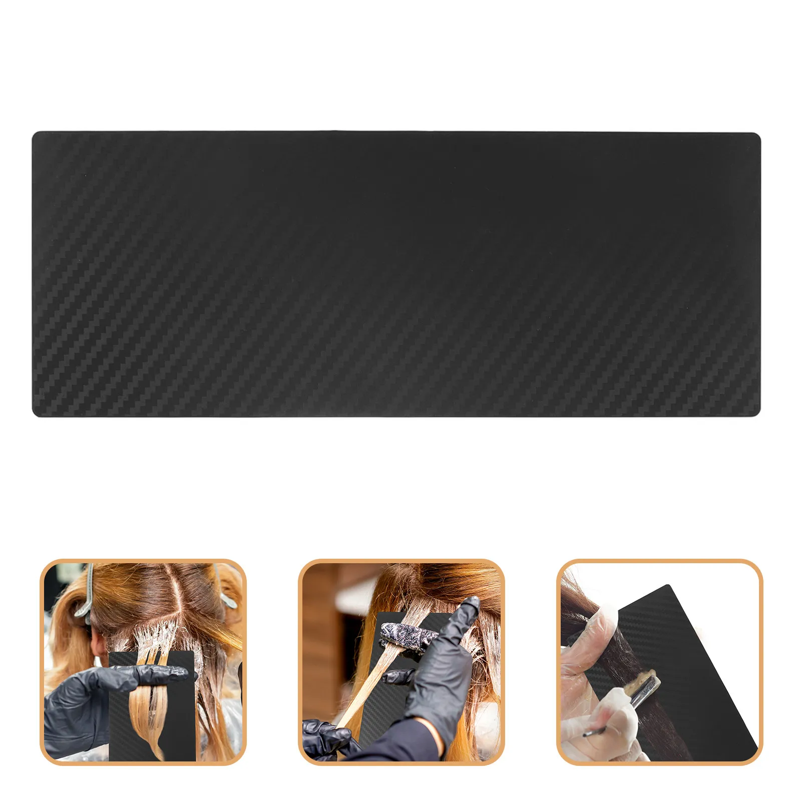 

Hair Highlighting Board Set Professional Dye Application Kit for Salon Home Use Smooth Reusable Coloring Tray Ergonomic Design