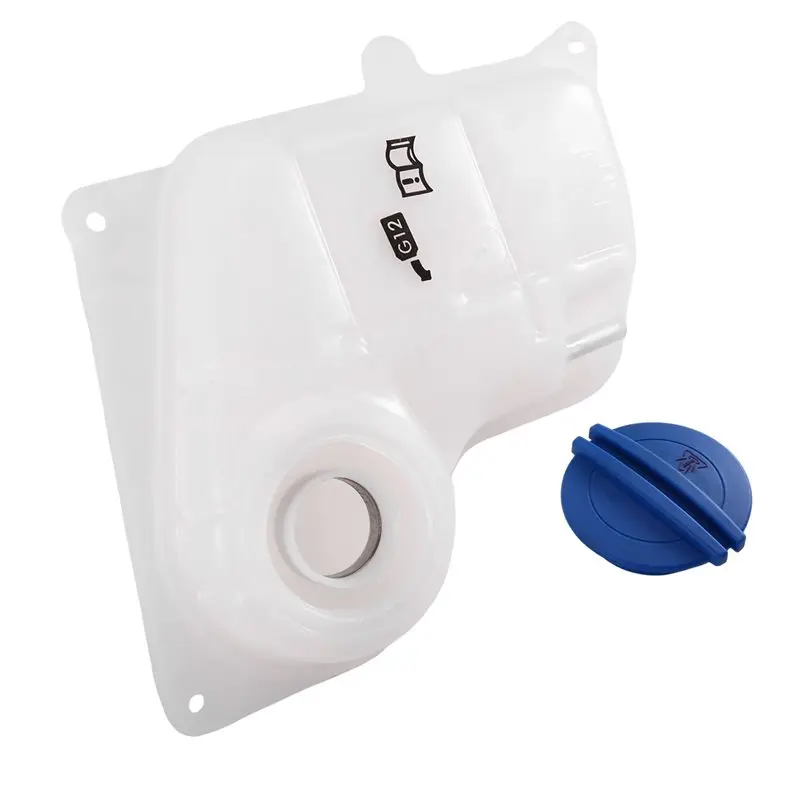 AS57-Expansion Tank Radiator Coolant Overflow Bottle Reservoir+ Cap New Fit For VW Passat A4 A6 8D0121403L 3B0121321