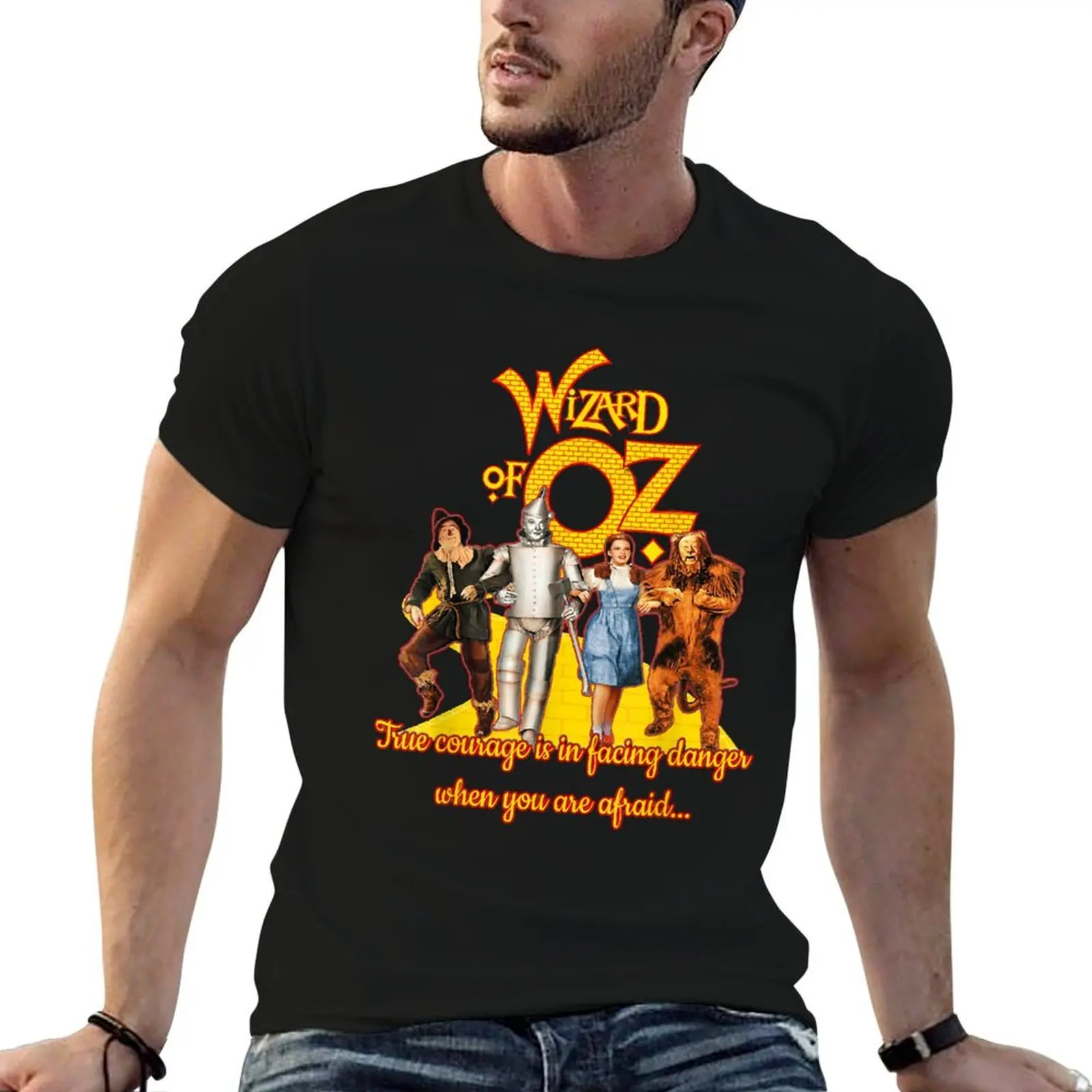 

Wizard Dorothy Lions Tin Man Scarecrows T-Shirt essential t shirt man t shirts high quality luxury brand T-Shirt