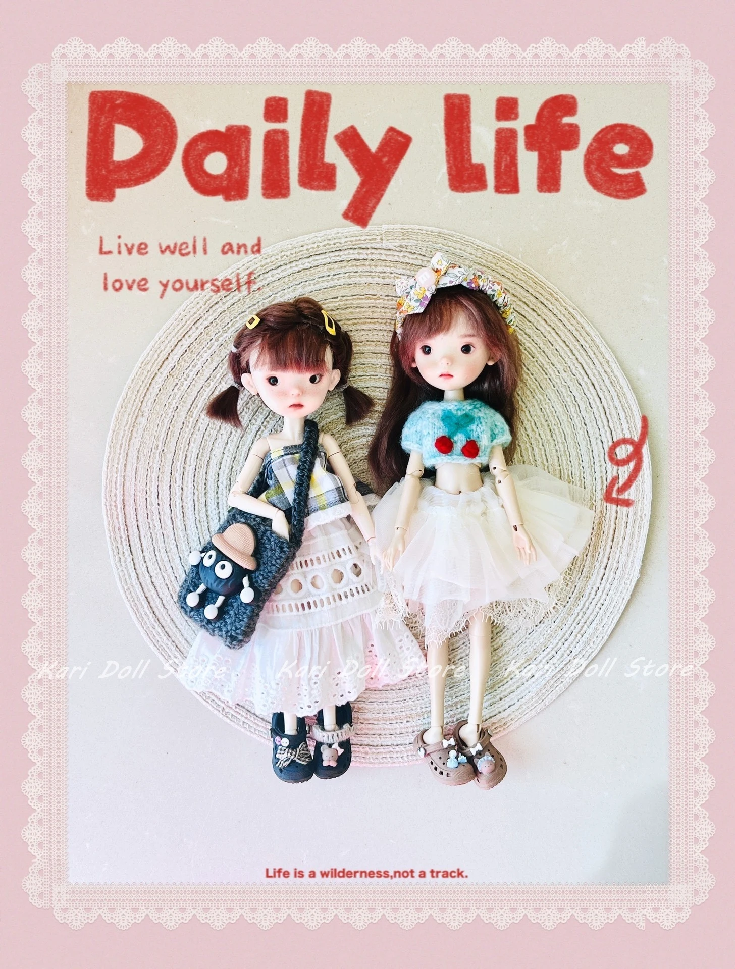 

Kari Doll Одежда и юбки 2025 Граймый и милый дорожный комплект для куклы Landazz Landoudou