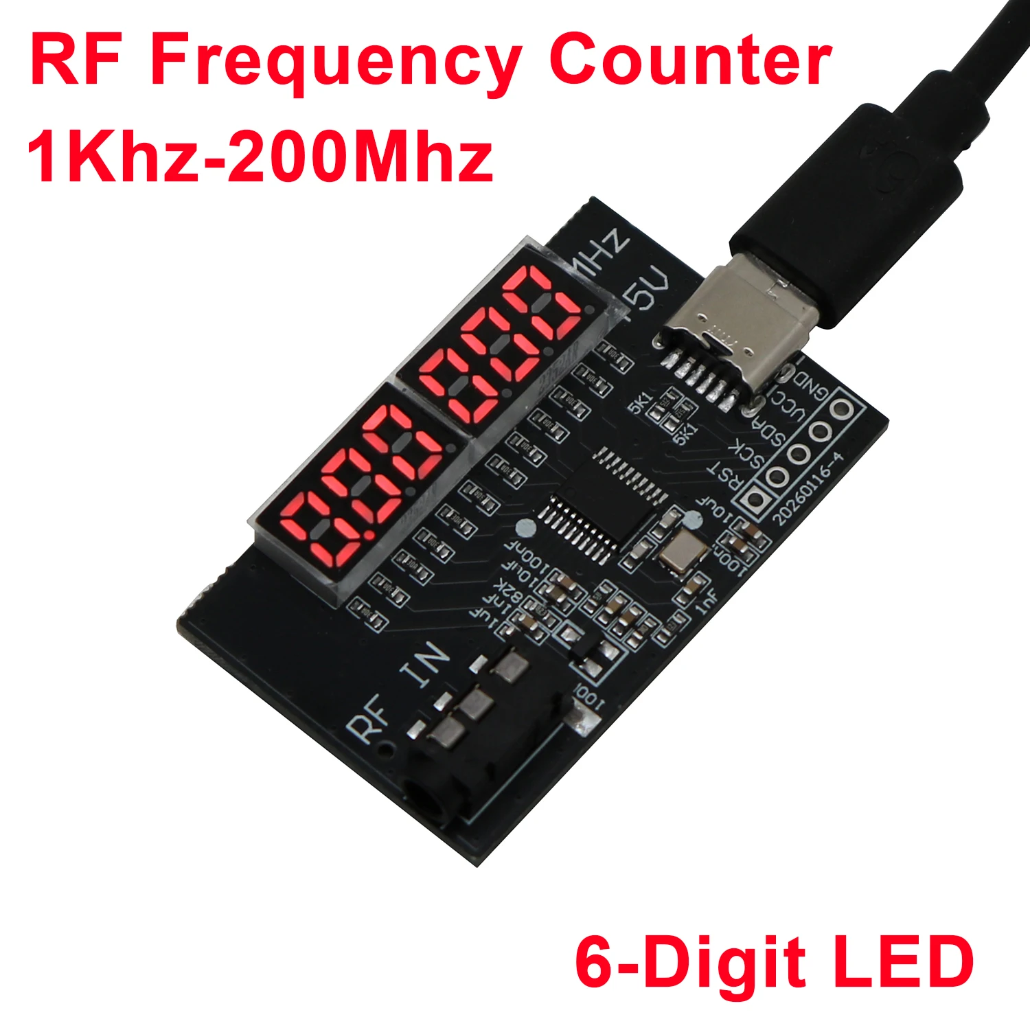 1Khz-200Mhz 6-Digit…