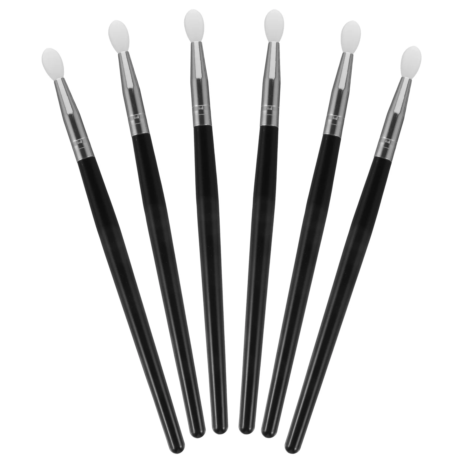 6 pezzi in silicone ombretto maschera per labbra pennelli per trucco strumenti professionali riutilizzabili per applicazione di balsamo per labbra lucidalabbra crema rossetto