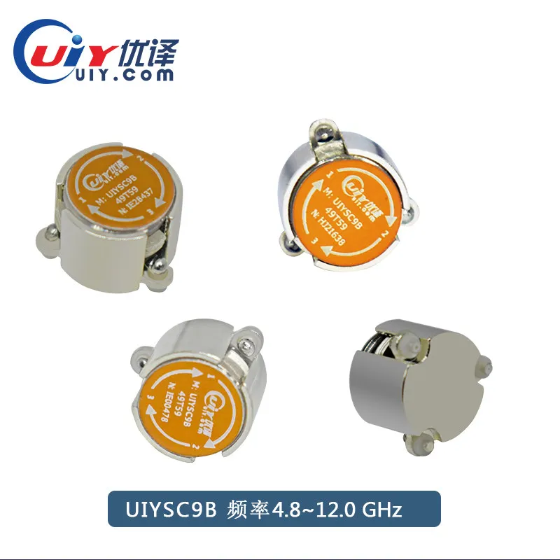 L/S/C/X band 0.7~12GHz surface mount circulator high isolation RF patch circulator optional customization