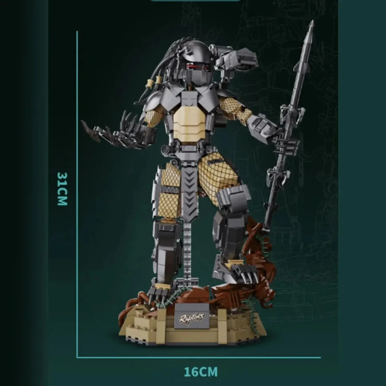 DK7059 الوحش الغريبة المفترس نموذج 978 قطعة نماذج لتقوم بها بنفسك قطعة صغيرة اللبنات الطوب MOC التجمع الفني لعب لعيد الميلاد