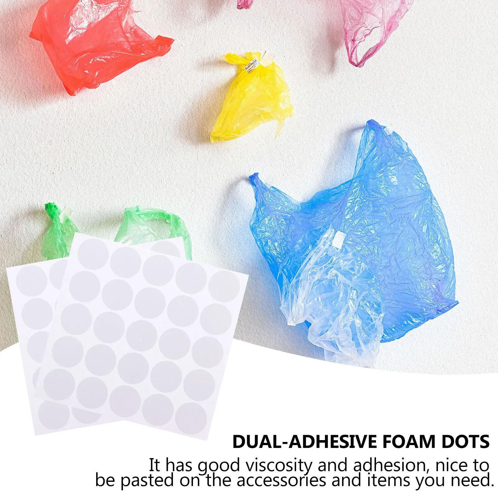 

20 Sheets Multi Purpose Double Sided Dots Strong Sticky Glue Points For Party Decor Crafts Home Use Round Dots Dual Adhesive
