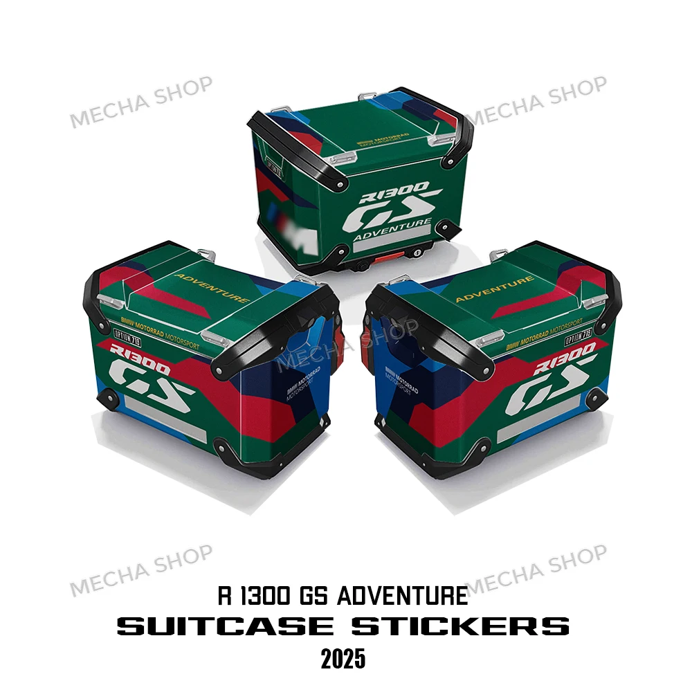 

R1300GSA кофры верхняя коробка наклейка комплект аксессуаров для мотоциклов для R1300GS Adventure 2025 алюминиевая наклейка на багаж