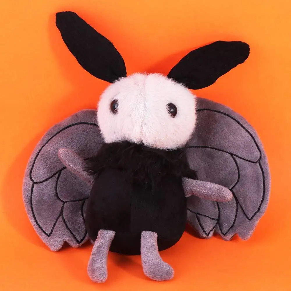Bonito algodão mothman boneca de pelúcia macio kawaii halloween brinquedo de pelúcia morcego dos desenhos animados decoração para casa
