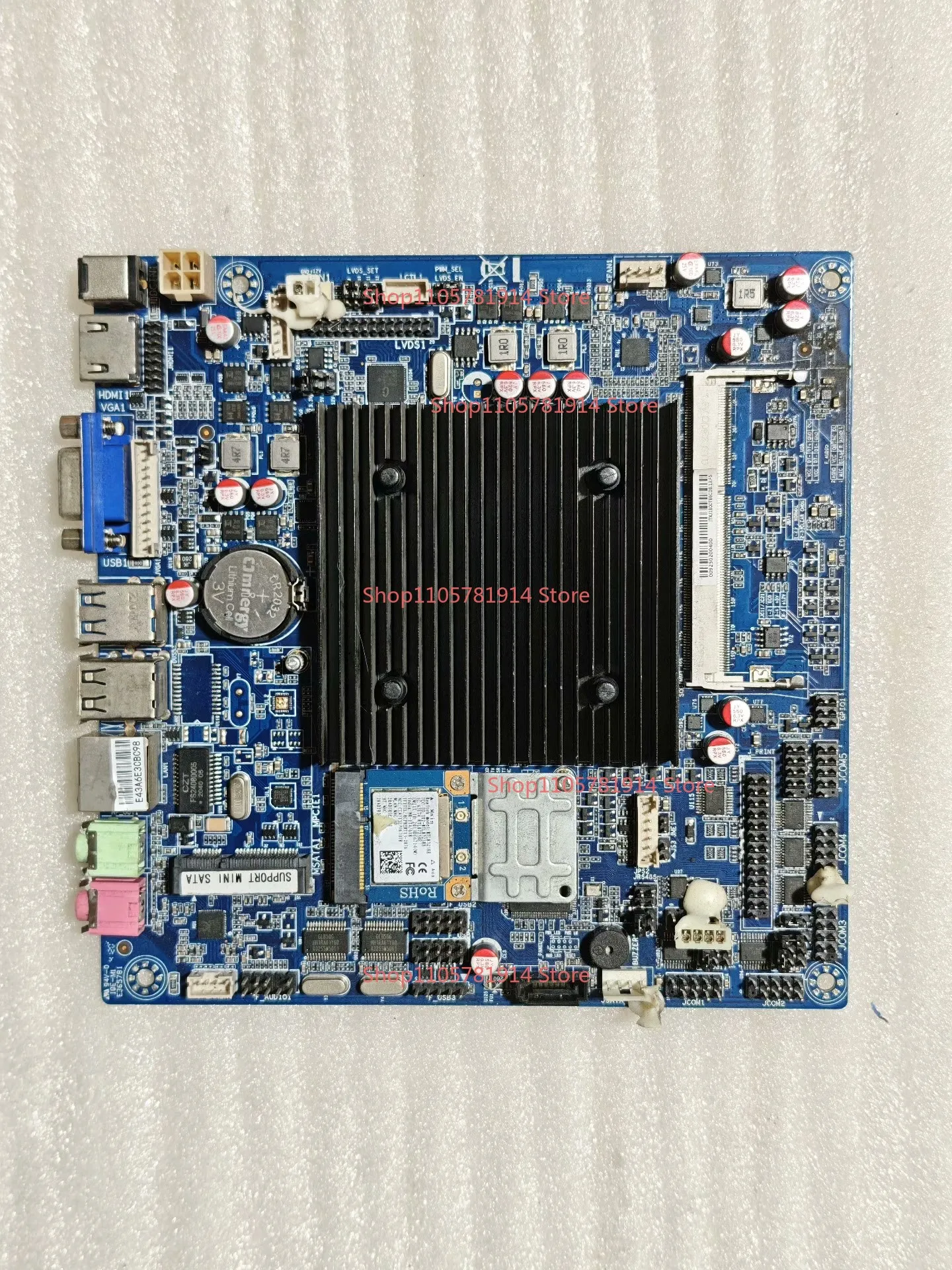 For J1800TE-6CD8 Main Board, Specification 17x17, J1800 Processor