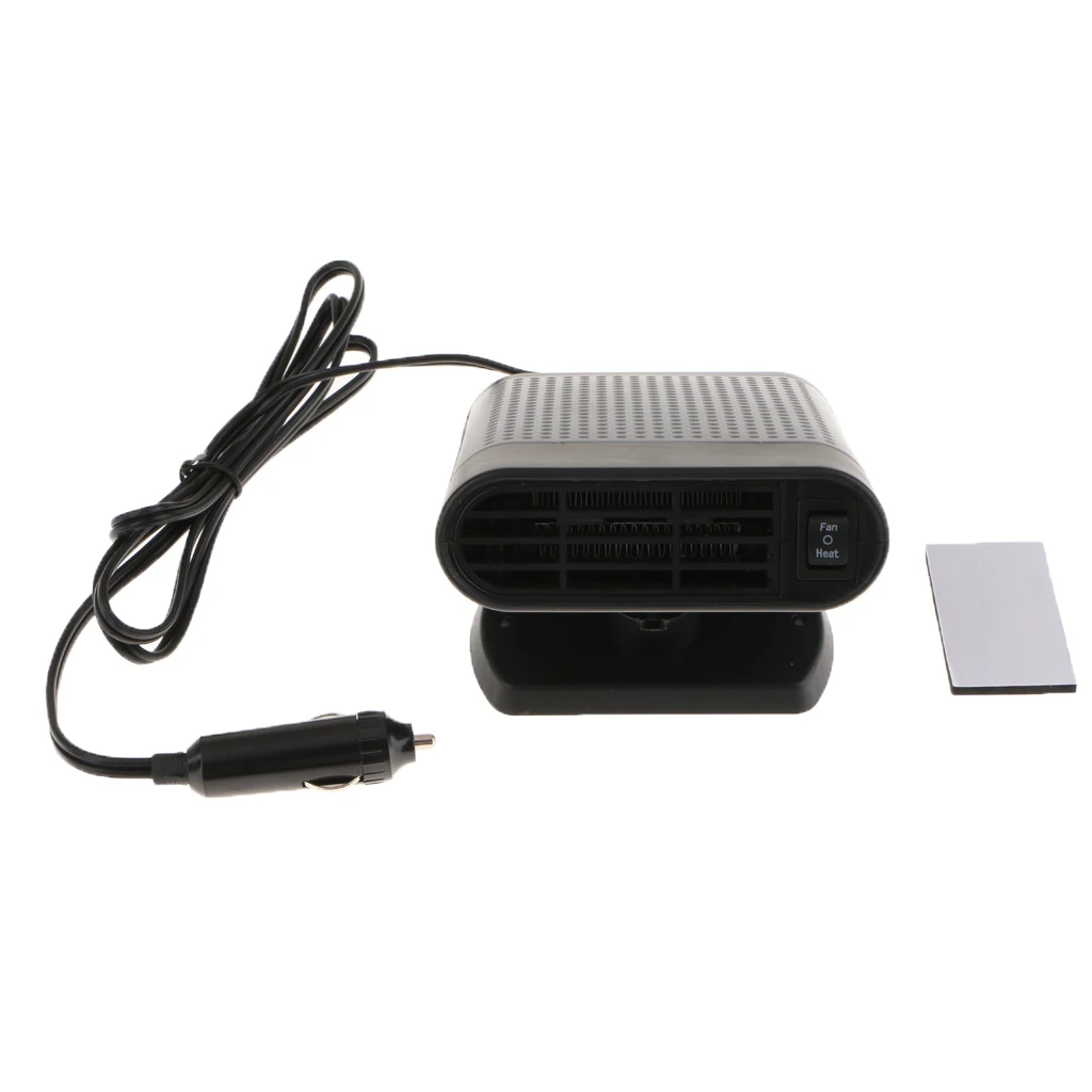 12V Portable Heater Fan Car Auto Defroster Demister 150W Efficient Heat Dissipation Design