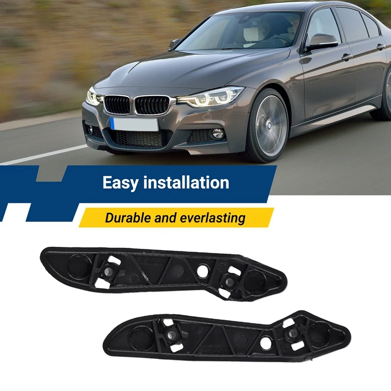 1 Pair Of Front Bumper Fixed Bracket Positioning Bracket For BMW 3 Series F30/F31 2011-2018 51117255361 51117255362