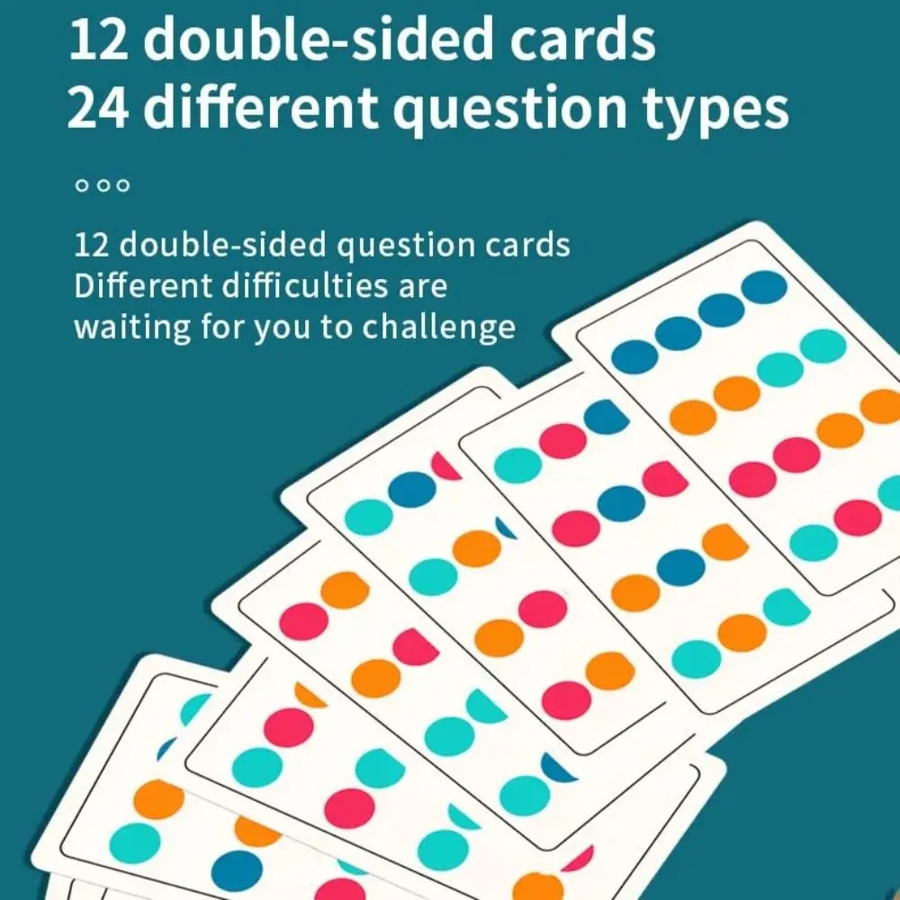 Brain Logic Colors Matching Game Training Aufklärung Frühpädagogisches Denken Entwicklungsspielzeug Feinmotorik aus Holz