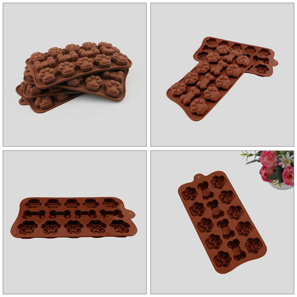 

Silicone Baking Mold Cake Molds Dog Biscuits Chocolate Moulds Cute Silica Gel Cookie