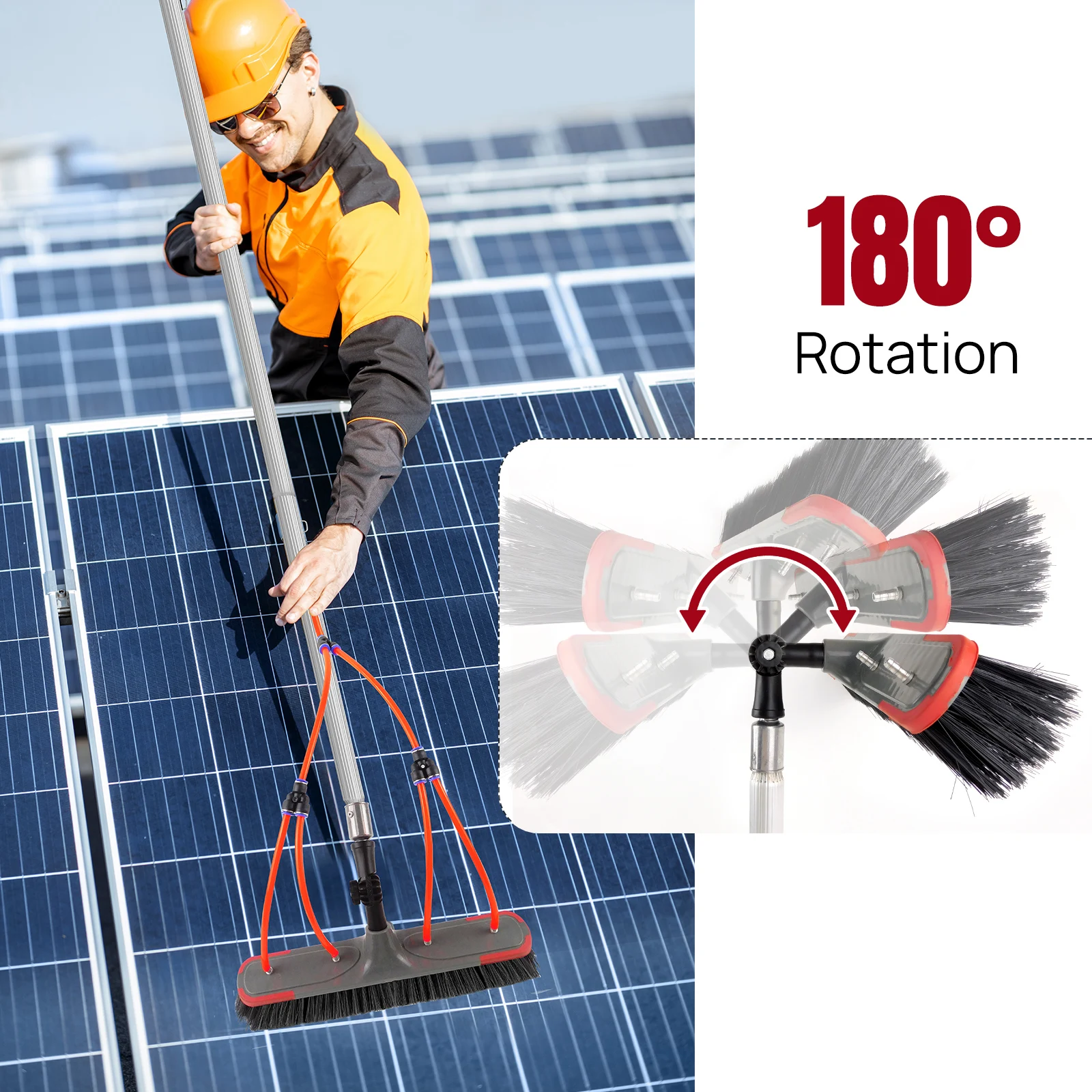 Telescopic cleaning kit detail