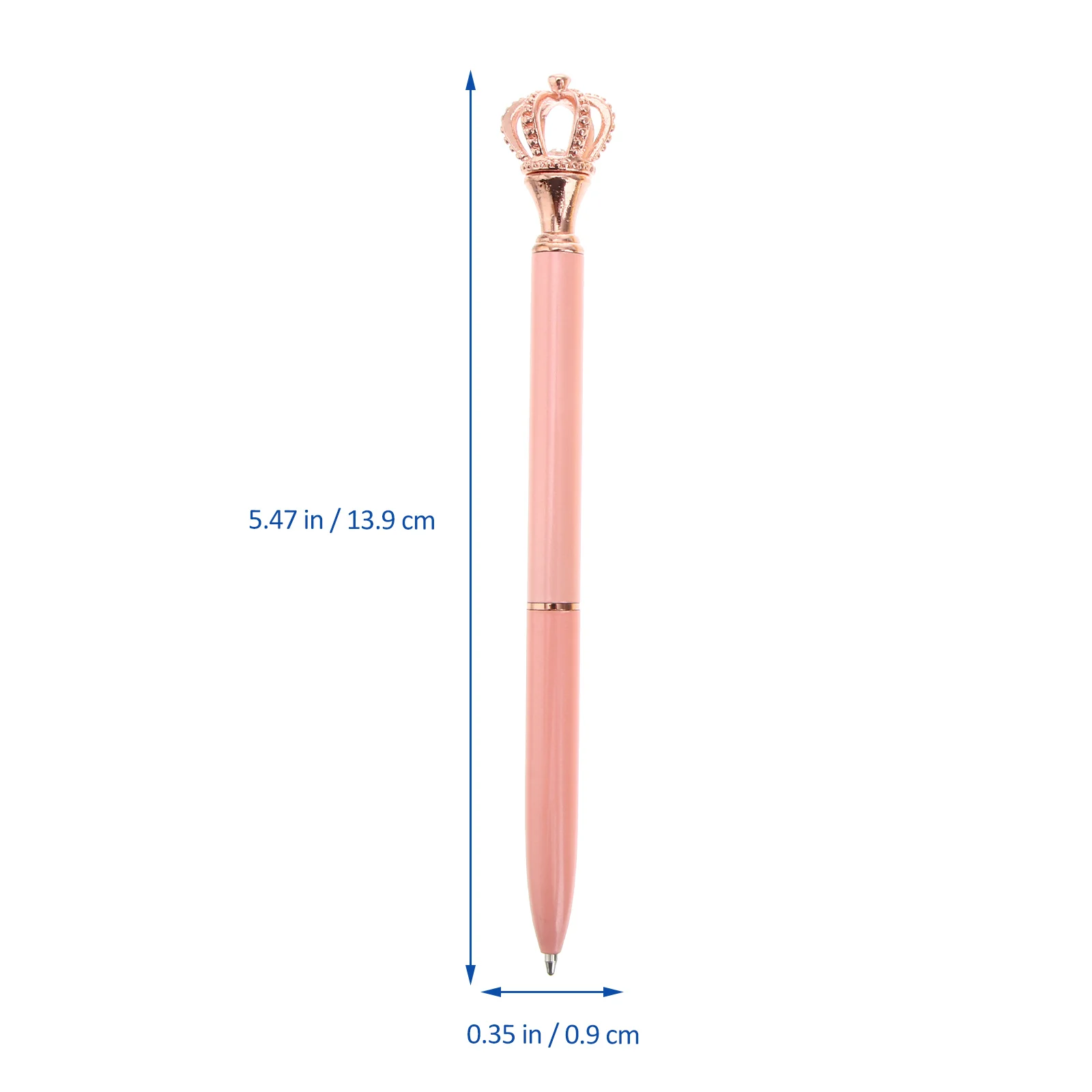 

4pcs Crown Shape Ballpoint Pens Creative Ink Pens For School Students Signature Writing Smooth Quick-Dry Lightweight