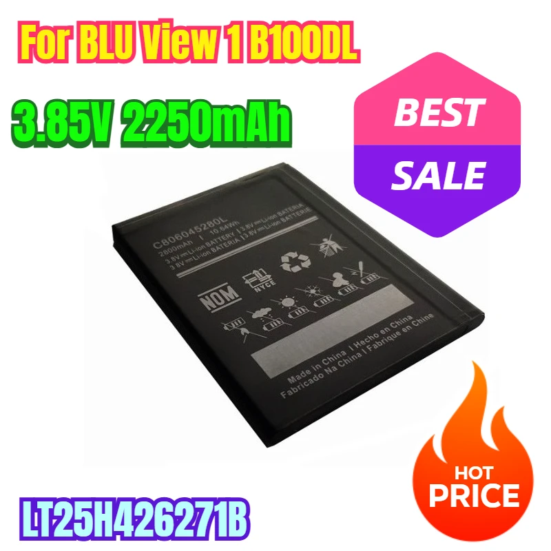 

3.85V 2250mAh Smart Phone Battery LT25H426271B for BLU View 1 B100DL