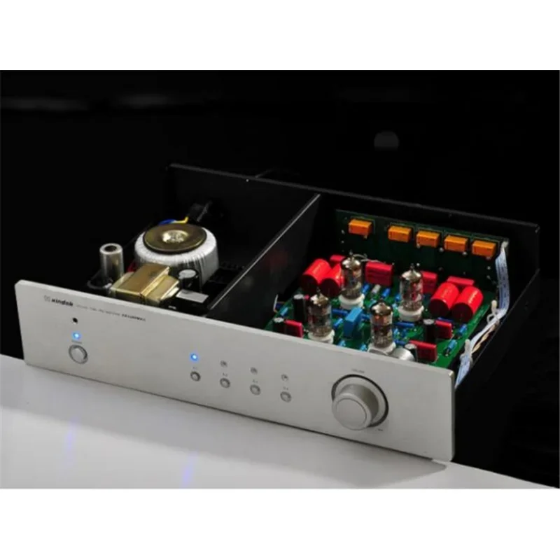 XDK-003  HIFI audO XA3200MKII Vacuum Tube Pre Amplifier 12AT7*2, 12AX7*2 Remote Control PRE AMP Input: 1*RCA