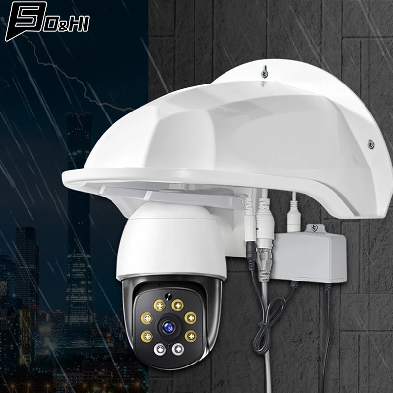 Protective Covers Shield Wall Waterproof Rainproof Cover Turret Dome Cameras Protection Box Security Camera Protection Case