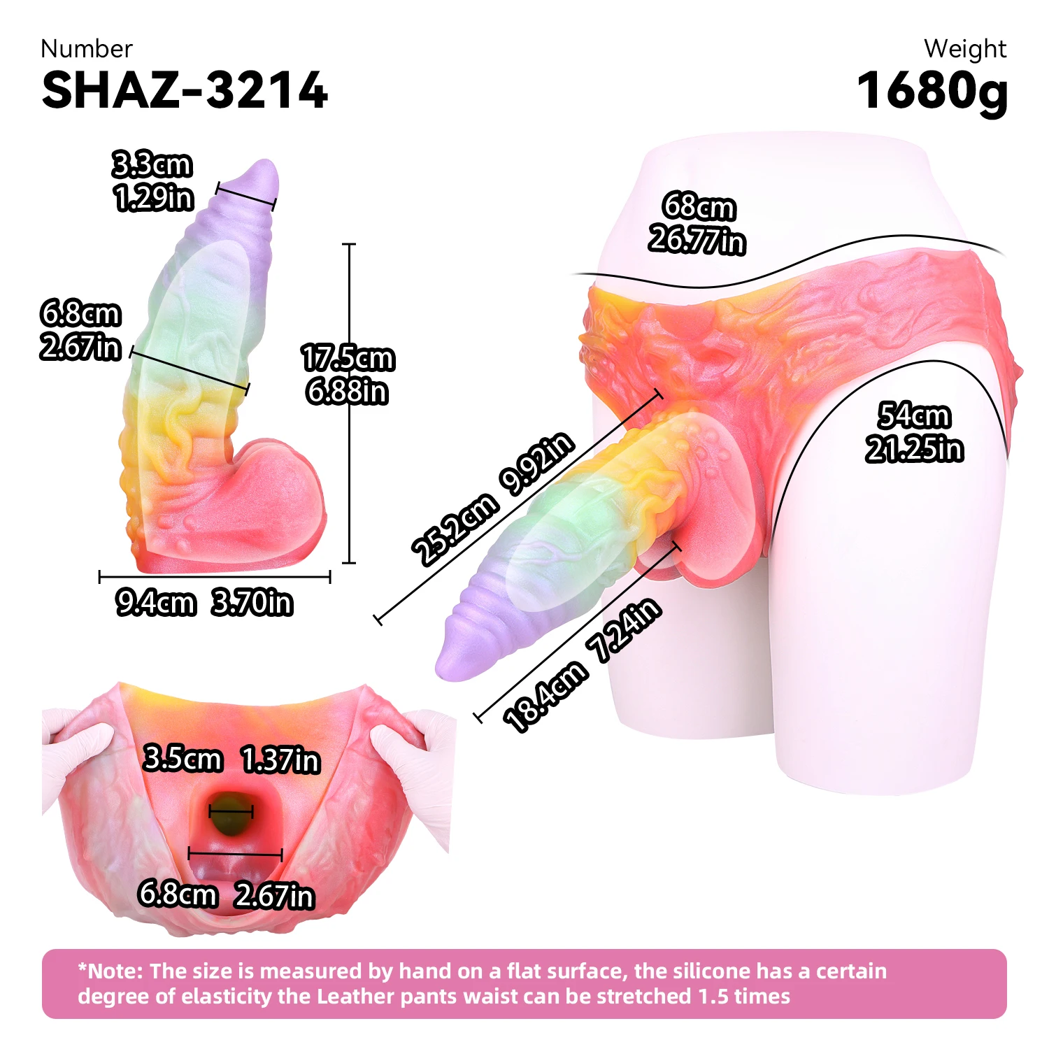 シャズ シリコン製パンティー 犬の結び目型ペニススリーブ エクステンダー 拡張器 ブリーフ型装着可能 馬の形をした中空ディルド 再利用可能なコンドーム 男性用セックストイ