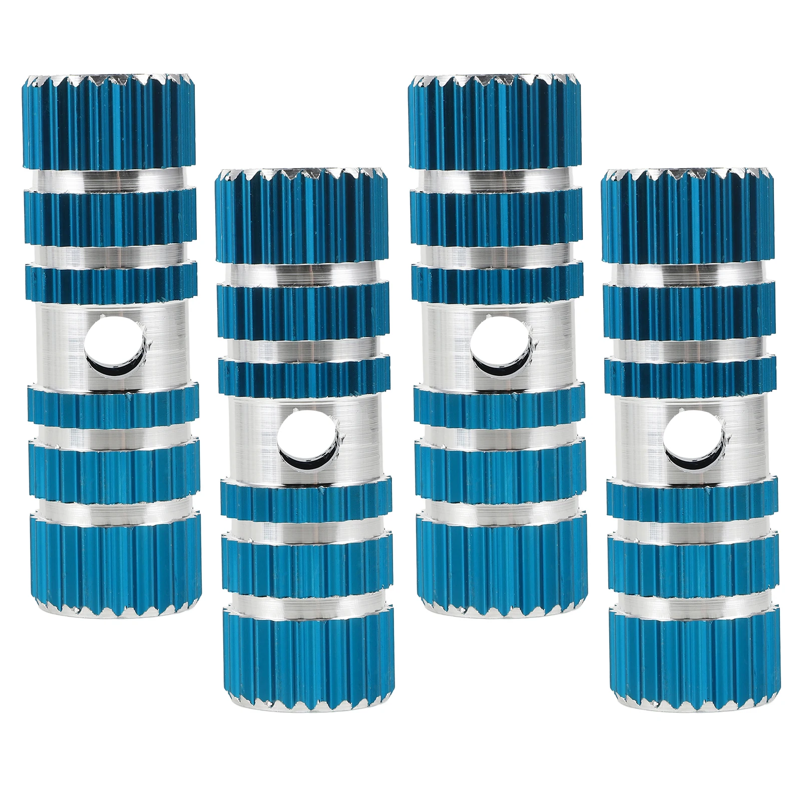 

One Pair Aluminum Alloy Bike Cylinder Seat Axle Stunt Pegs for Mountain Bike Golden High Hardness Quick Release Easy Install