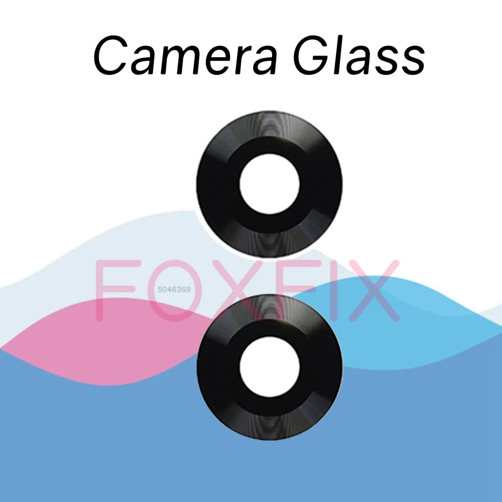 Rear Camera Glass For OPPO Reno8 Lite Back Camera  Lens Cover With Frame Bezel Replacement For Reno 8 Lite 5G CPH2343