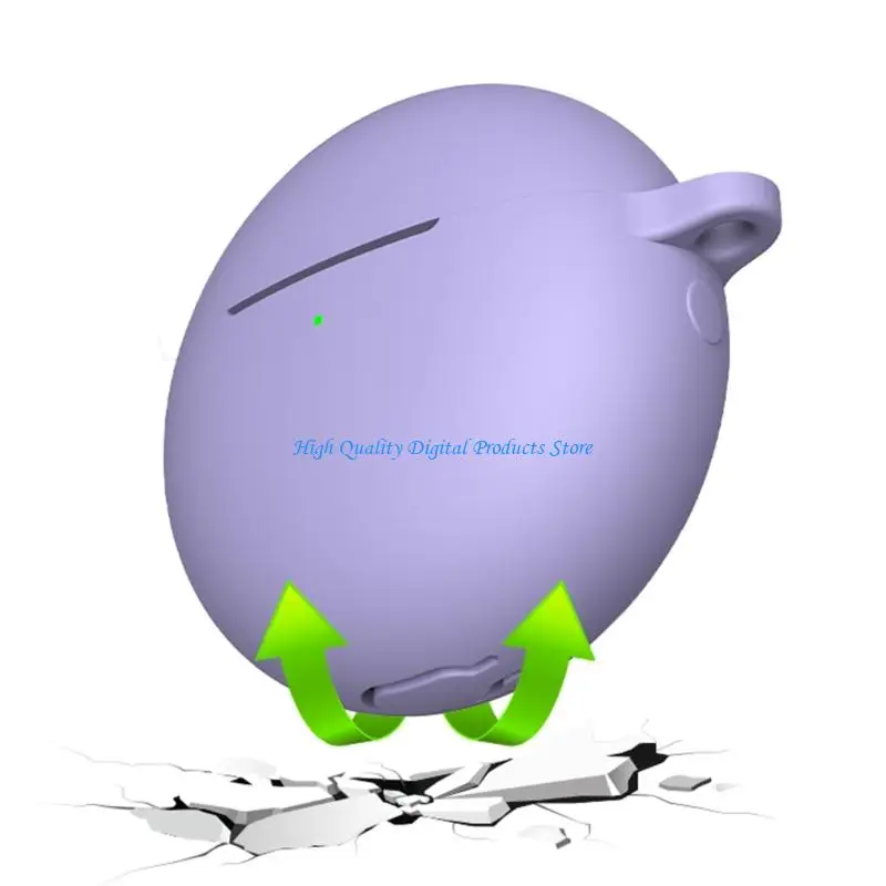 U2JE 안티 스크래치 이어 버드 보호 커버 프리 버드를위한 유연한 실리콘 케이스 7i