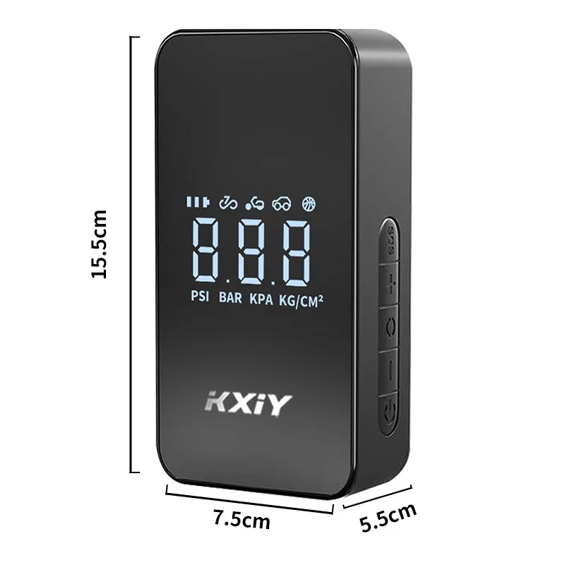D9 Car Inflator Pump Portable 12V DC Voltage Digital Display Car Air Pump For Car Bicycle Motorcycle Ball Intelligent Preset