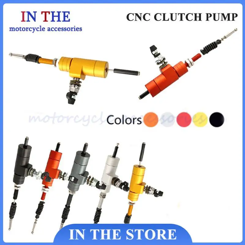 CNC Aluminum Hydraulic Clutches Motorcycle Performance Brake Master Cylinder Rod System For Yamaha Honda off-road motorcycle