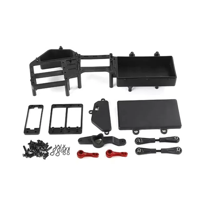 

Rovan XLT LT V5 LOSI 5IVE-T Monster Truck Battery Box with Dual Servo Steering Mounts 15T/17T Arms