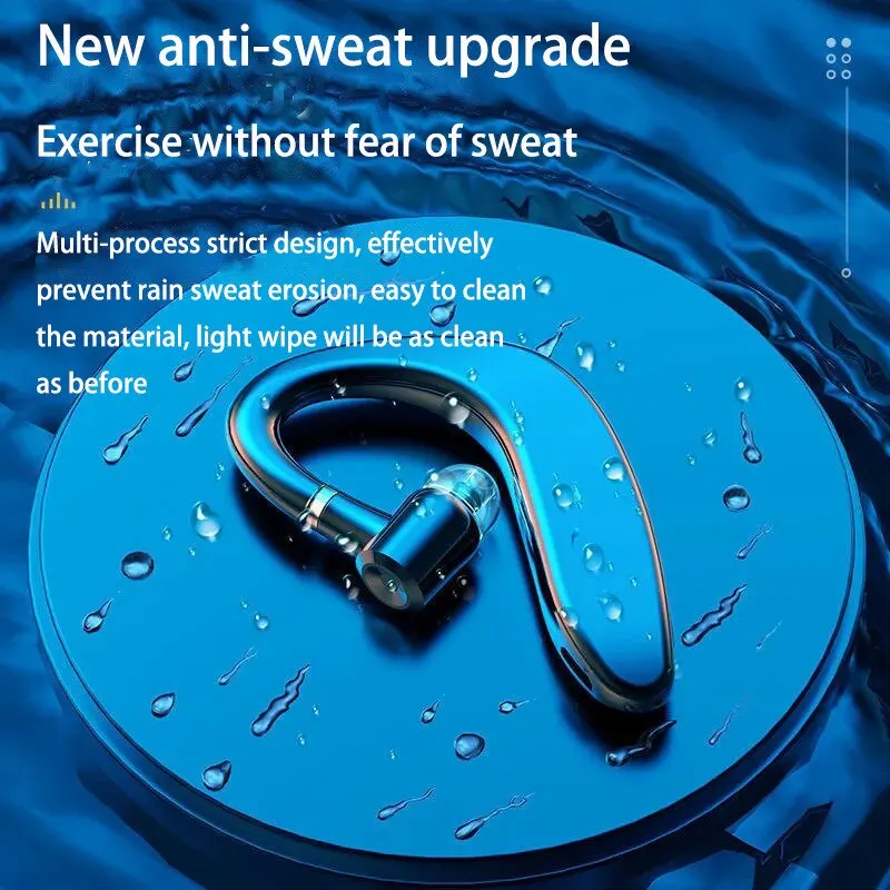 سماعة أذن لاسلكية رياضية تعمل بالبلوتوث تتصل بي تي سدادة أذن للسيارة بدون استخدام اليدين مع ميكروفون