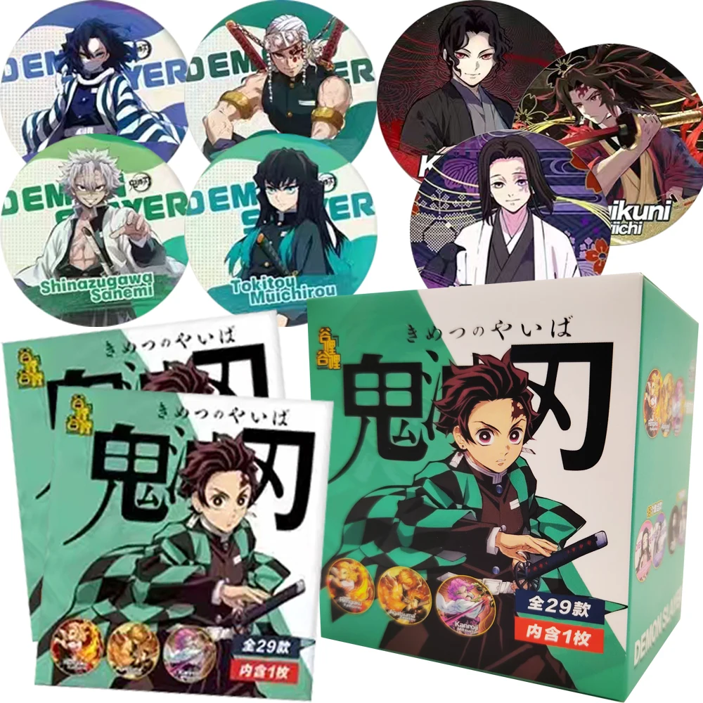 

Demon Slayer Creative Badge for Backpacks Japanese Anime Characters Trend Exclusive Round Brooch Accessories Fans Collect Gifts