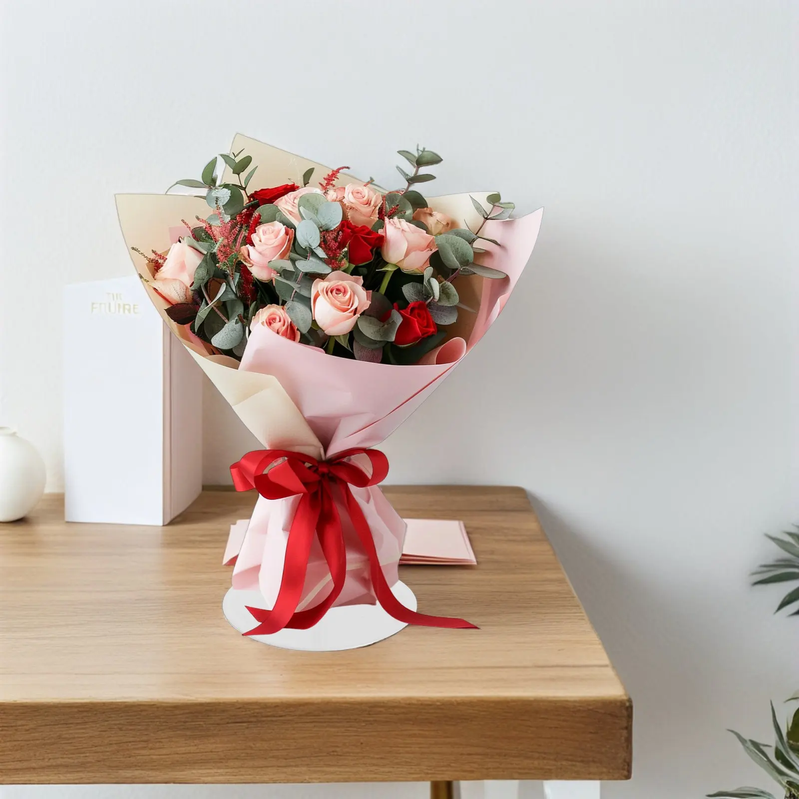 bouquet-holder-adjustable-desktop-floral-display-stand-for-wedding-flower-arrangement-white-iron