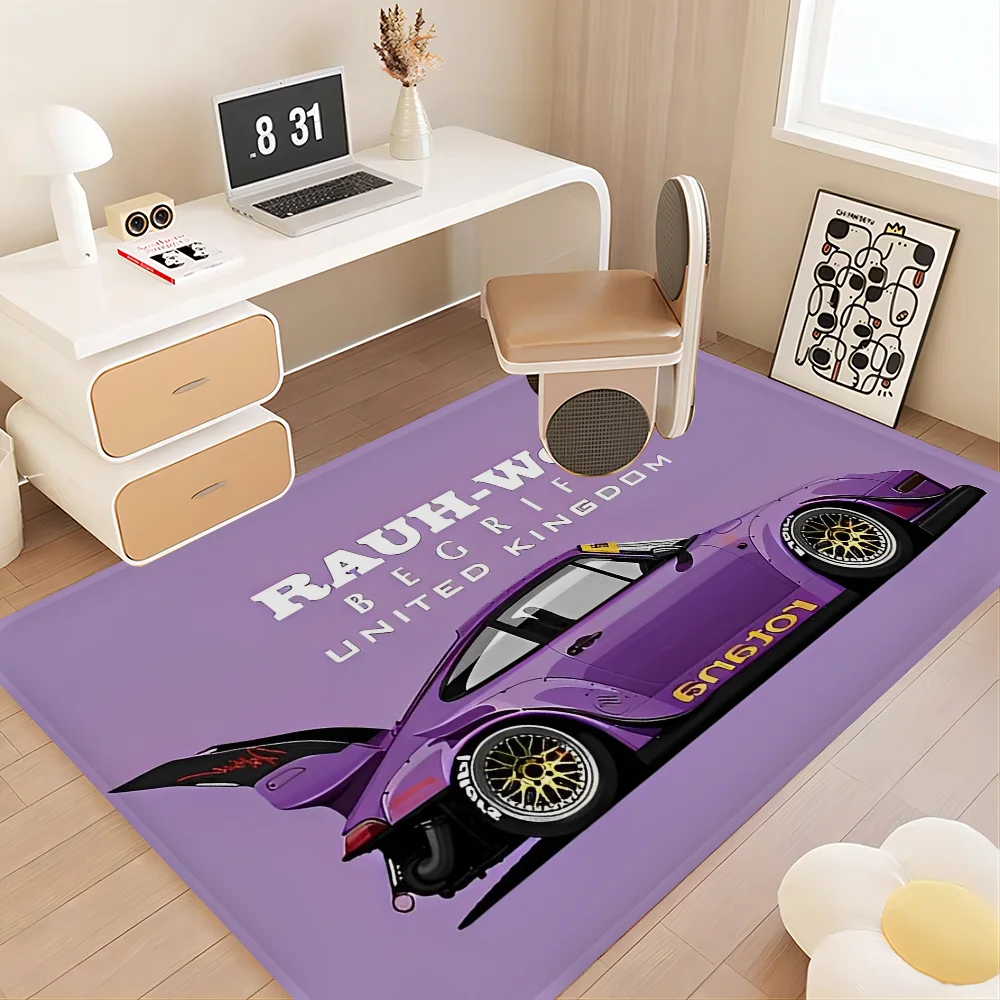 Tokyo JDM Drift Sports Car Floor Mat Bath Mat Nordic Style Home Doormat Bathroom-Toilet Mats Bedroom Welcome Doormat