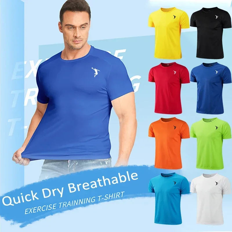 2026 Sommer Bestseller Herren Sport-T-Shirt Hochwertige Leichte Schnelltrocknende Atmungsaktive Oberteile für Tägliches Training und Übungen