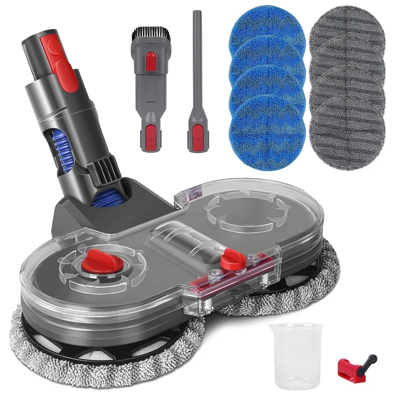 مرفق ممسحة لـ Dyson V7/V8/V10/V11/V15، ممسحة أرضية كهربائية مع ملحقات أجزاء ممسحة بديلة لخزان المياه