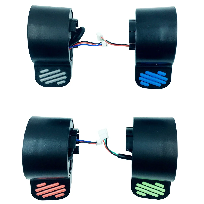 Scooter Finger Button Throttle Brake Set For Ninebot ES1/ES2/ES3/ES4 Electric Scooter Replacement Part Red Green blue grey Color