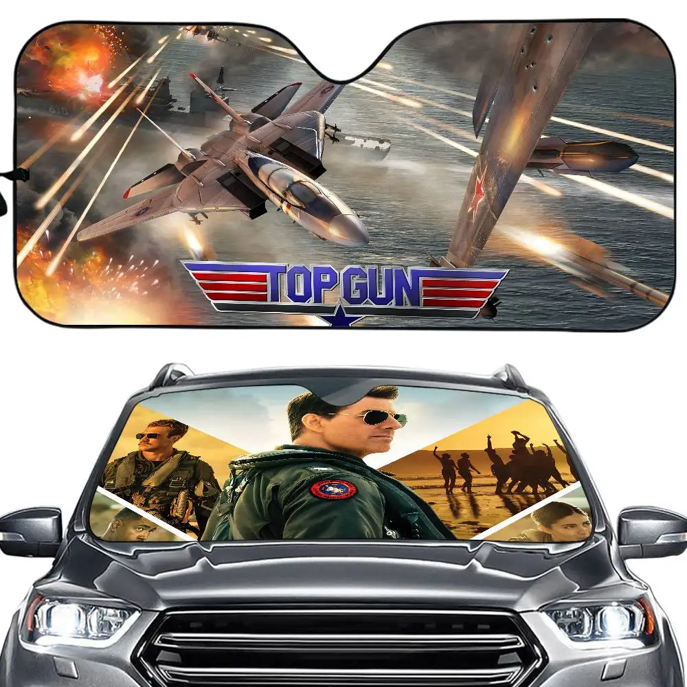 

T-Top G-Gun на заказ мультфильм аниме лобовое стекло автомобиля солнцезащитный козырек складной солнцезащитный козырек автомобильные оконные козырьки