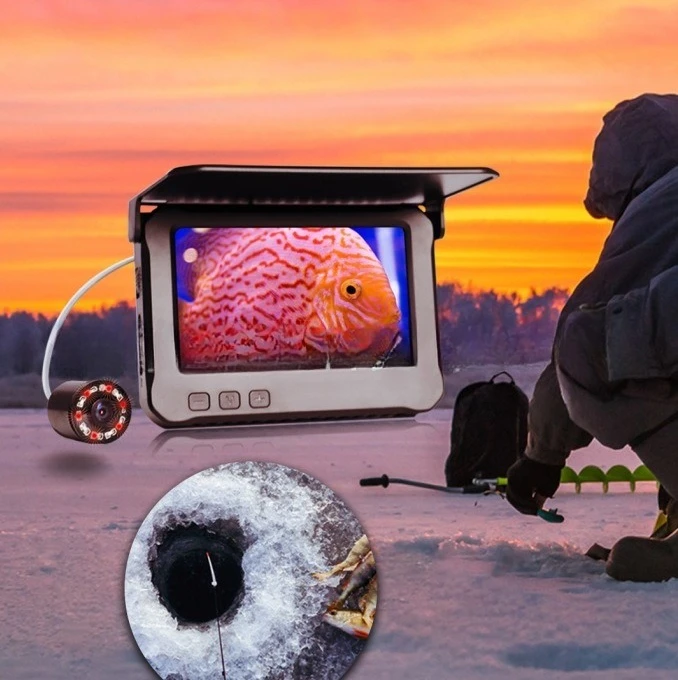 Attrezzatura portatile per la ricerca dei pesci per barche con sonar da pesca con schermo 2025