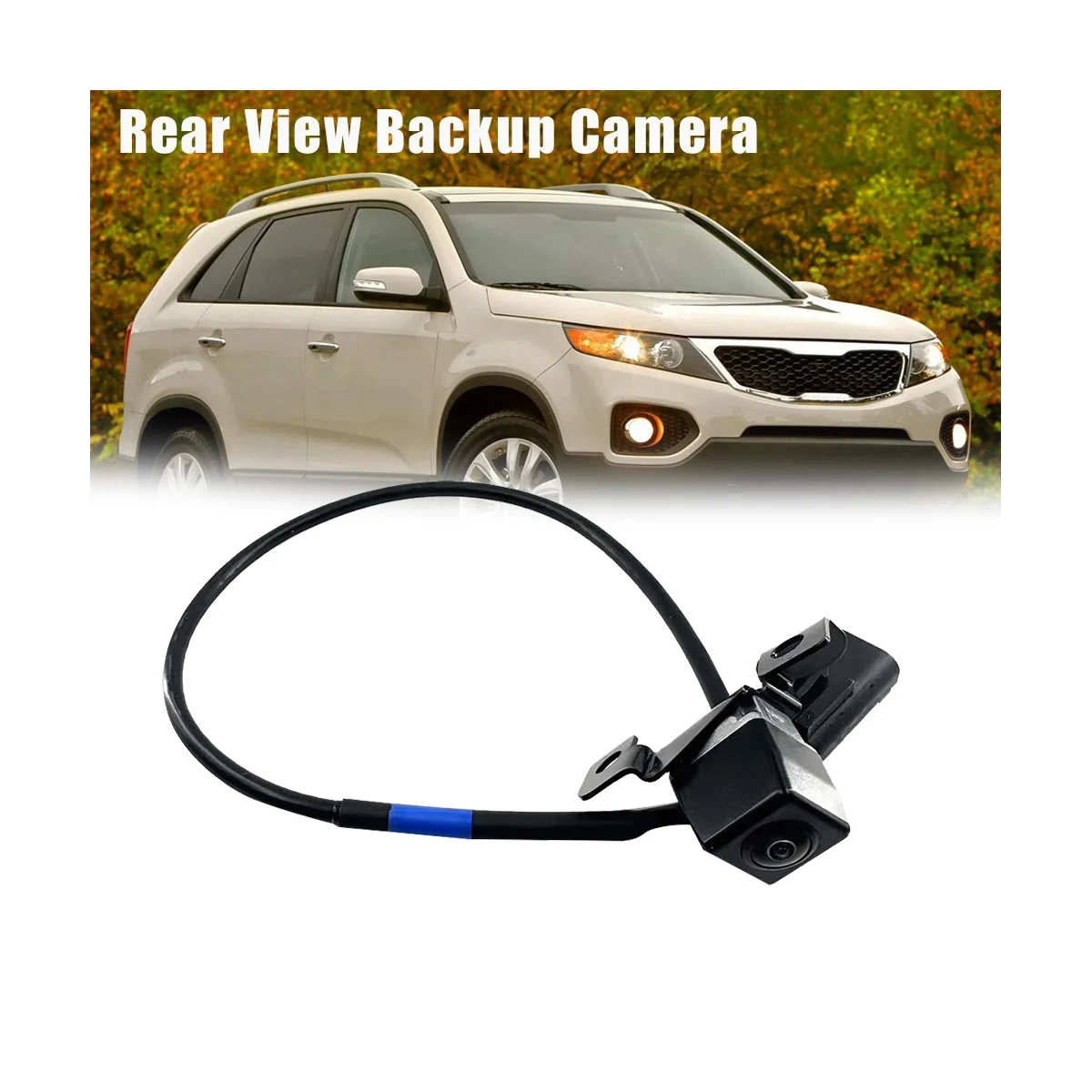 Car Rear View Camera Reverse 95760-2P200 for Kia Sorento 2009-2012 Parking Assist Backup Camera 957602P200 957602P201