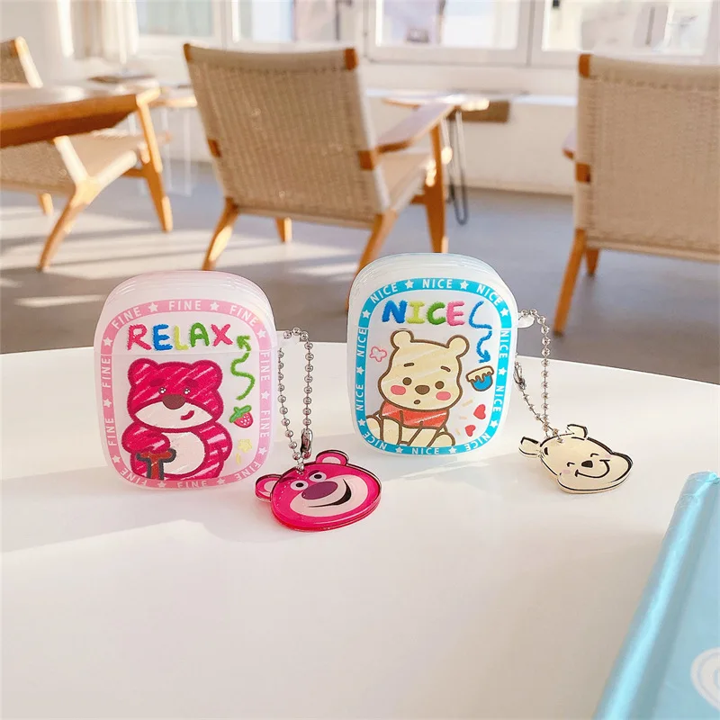 MINISO Tigger Edward Bear Mr Sanders Winnie the Pooh Cover For Apple Air AirPods 2 3 Pro 3D Pods Earphone Earpods Earbuds Case